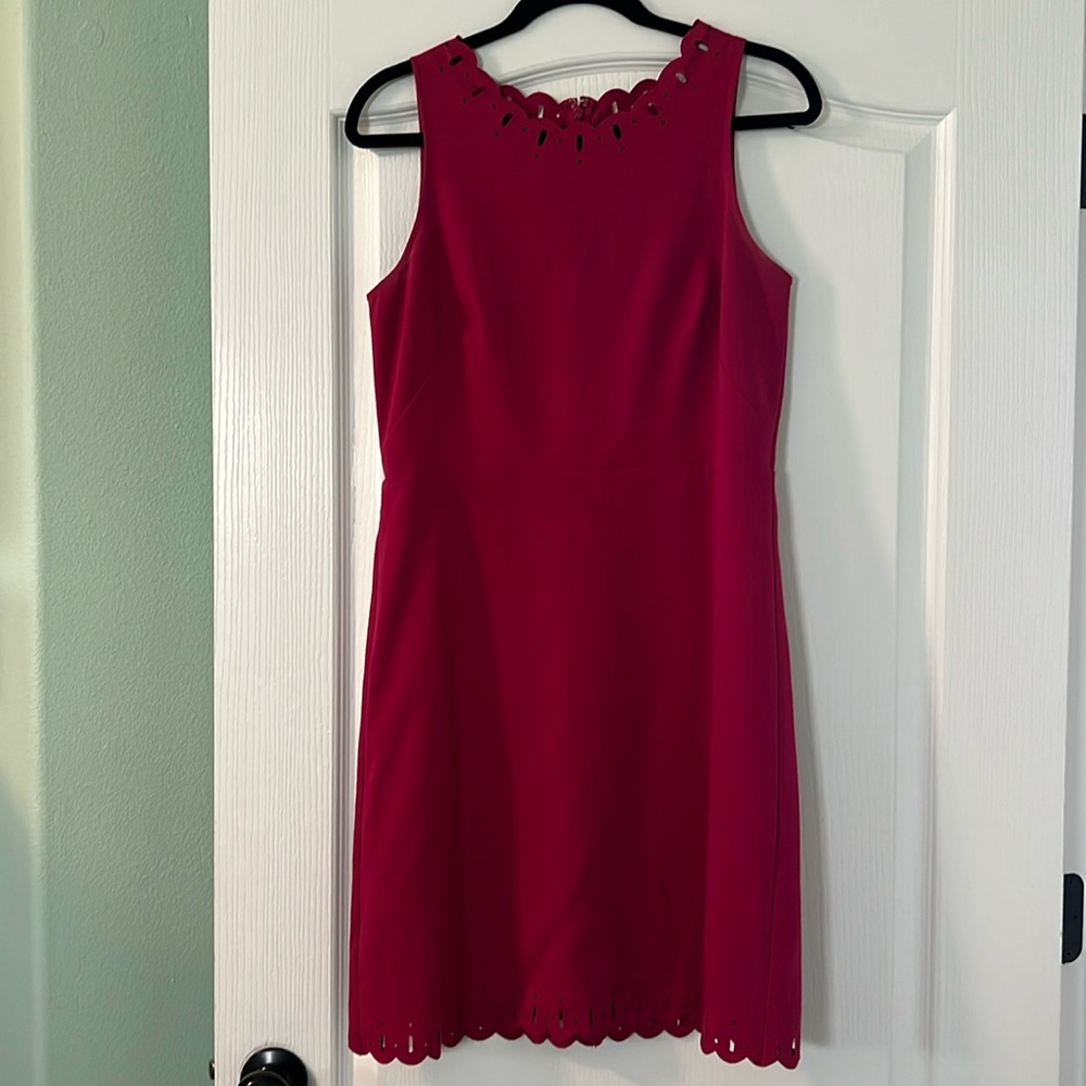 Pink scalloped dress